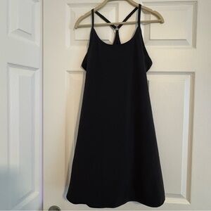 Outdoor Voices Black Backless Dress